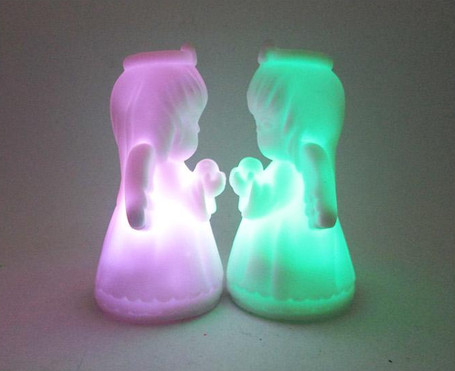 Colorful glow night light Angels H-1239
