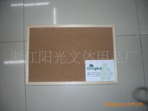 direct selling factory pine writing board wood framed message board pine board semi-magnetic half corkboard