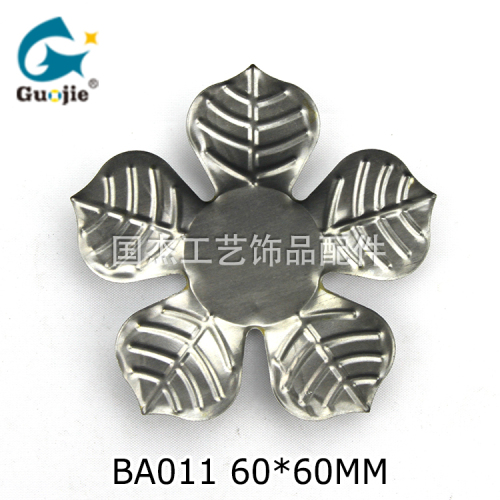 ba011 supply iron sheet leaf hardware stamping accessories iron art decoration craft