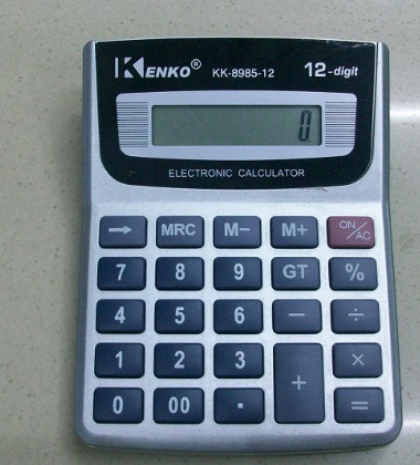 kk-8985a small portable financial accounting display 8-digit electronic calculator