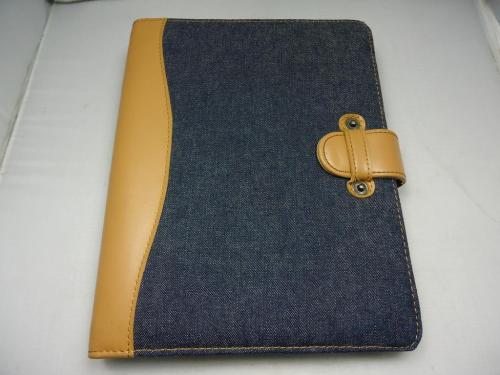 denim splicing all kinds of business notebooks， universal manual， notepad gift