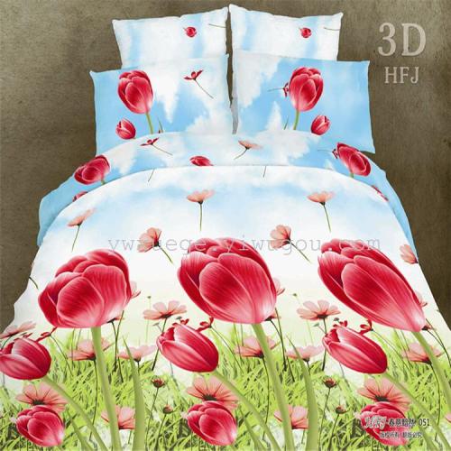 Four-Piece Bedding Set Wholesale and Retail Price Affordable Quality Assurance Factory Direct Sales-Spring Feeling