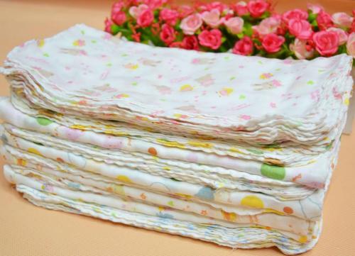 Double-Layer Gauze Handkerchief Baby Bibs Towel Nursing Towel Small Square Towel