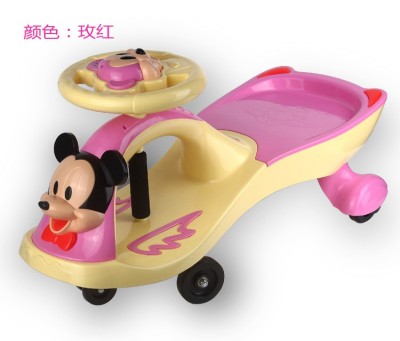 New baby Mickey twist car sliding tackle new material fallen Crashworthiness 8001