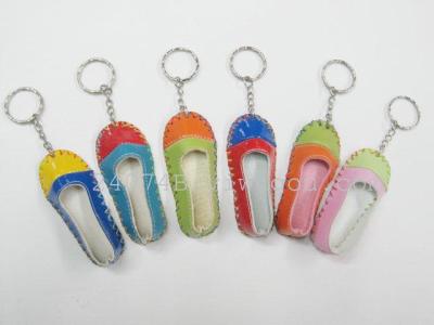Baby shoes baby shoe pendant Keychain simulation special wholesale gifts customized shoe key ring