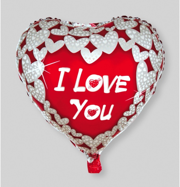 爱心铝膜球