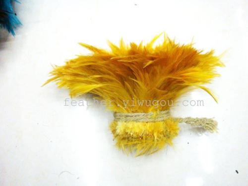 [Factory Direct Sales] Various Feathers， DIY Feathers， 4-6 Pieces of Hair， White Hair， Red Hair， Chicken Feather， Multi-Color Optional