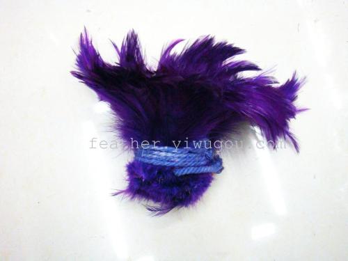 [factory direct sales] various feathers， diy feather， 5-6 pieces of hair， white item of hair， red item of hair， chicken feather， multi-color optional
