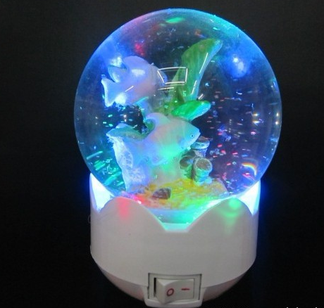 Wholesale Supply Colorful Romantic Crystal Ball Small Night Lamp Creative Small Night Lamp Led Small Night Lamp