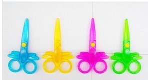 Self-Produced and Self-Sold All Plastic Children‘s Scissors Environmental Protection Scissors for Students a-01