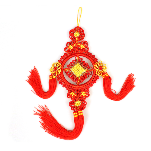 Handicraft Celebration Ceremony Products Hollow Chinese Knot Indoor Hanging Ornament