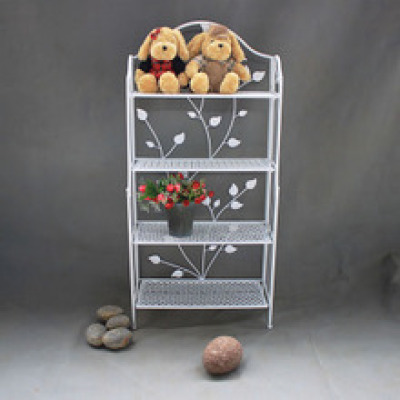 Supply Past Style Wrought Iron Kitchen Shelf Folding Green Wrought Iron Kitchen Shelf