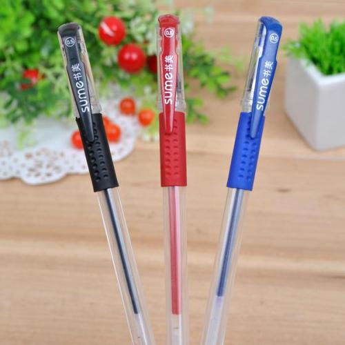 [factory direct sales] office student stationery european standard gel pen signature pen （black， red and blue） fountain pen