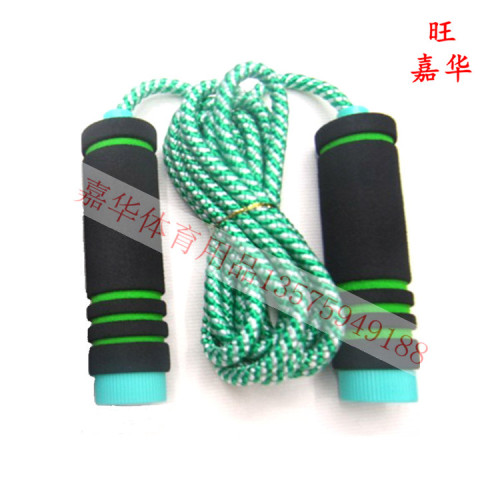 non-slip sponge handle jump rope multi-color mixed korean style jump rope customization as request wangjiahua 10005#