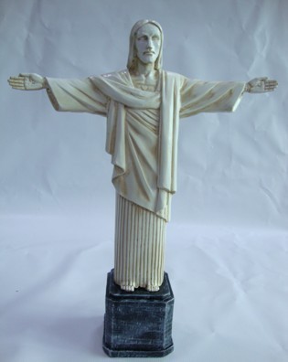 Religious products of Jesus resin crafts.
