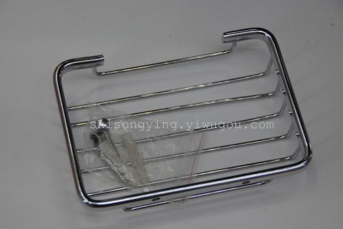 square stainless steel solid soap box soap holder soap box soap net