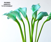 PU edge mini calla lily flower artificial flower artificial flower silk flower plastics mini Calla
