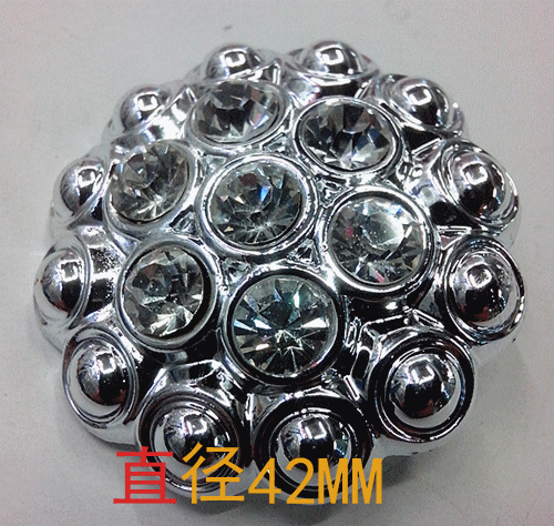 diamond-embedded buttons plastic buttons uv plated buttons abs diamond button combination button