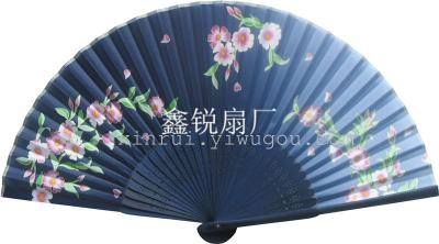 Manufacturer's direct selling railings positioning fan silk orienting female fan of Japanese fan bamboo fan.
