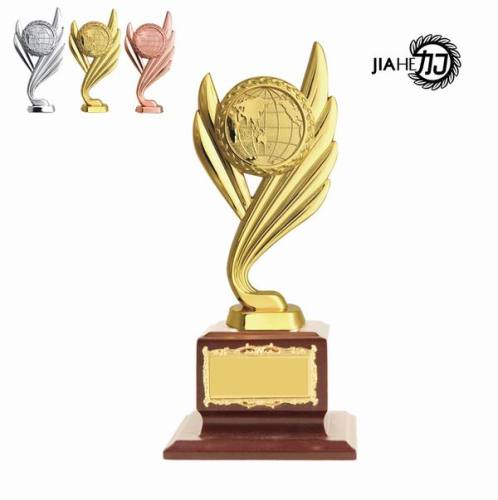 Luga Trophy Metal Trophy Victory Wings Trophy Trophy Customized Personalized Trophy Creative Trophy