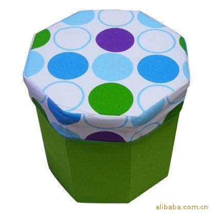 Factory Direct Sales Convenient and Practical Square Leather Storage Stool， Octagonal Leather Storage Stool，