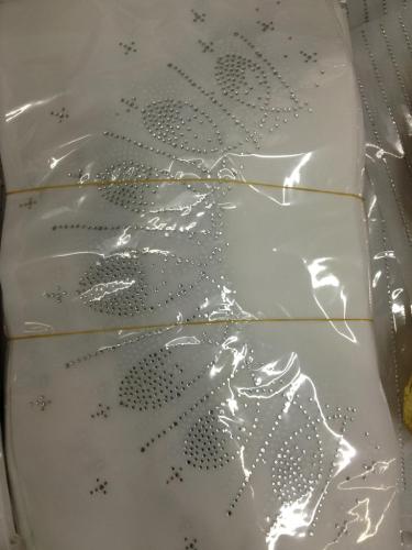 garment accessories hot stamping， hot drilling， silicone， high frequency and so on