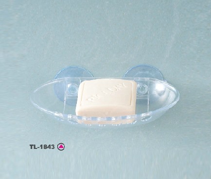 Creative Bathroom Accessories Plastic Soap Dish Super Strong Suction Bathroom 
