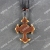 Resin croissant necklace with carrion element totem accessory British royal cross X0222 Birthday present: resin croissant necklace with carrion element totem accessory