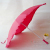 Creative heart-shaped umbrella red umbrella umbrella couple wedding umbrella bridal umbrellas of love long handle UV 