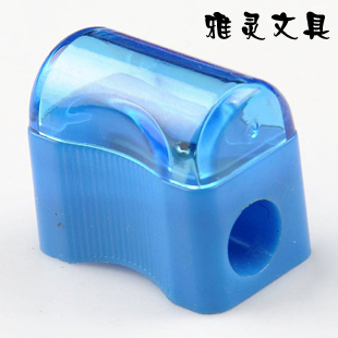 Factory Direct Sales Low Price High Quality Single Hole with Cover Pencil Sharpener Long Pencil Sharpener Pencil Sharpener Pupils' Stationery Batch Delivery YL-9029
