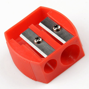 Stationery Factory Wholesale High Quality Low Price Double Hole Flat Pencil Sharpener Double Hole Pencil Sharpener Pencil Sharpener Factory