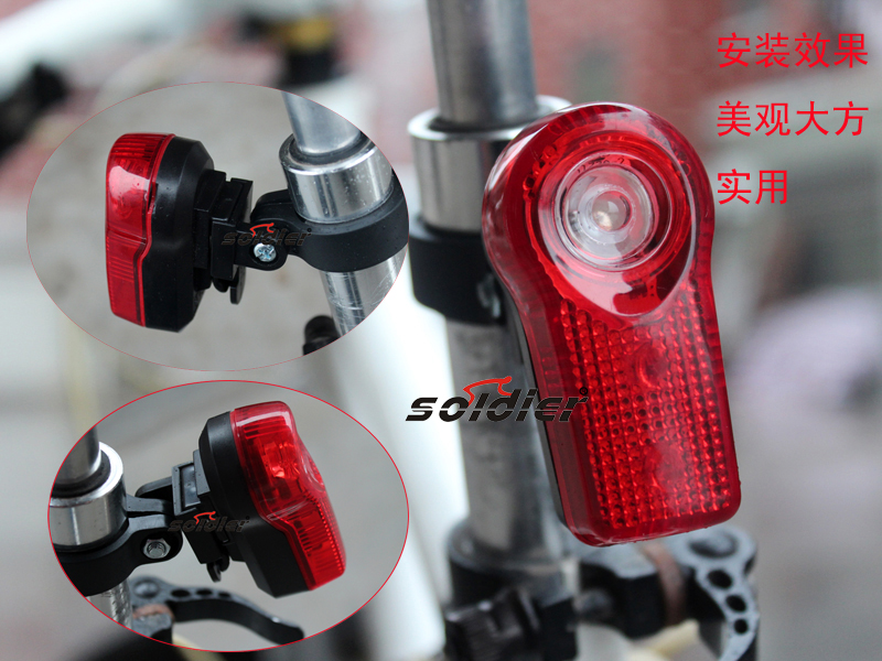 Mountain road bicycle night riding safety equipment taillight tube lamp night riding warning light /
