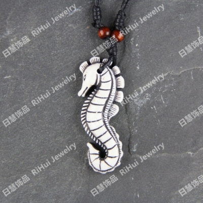 The Factory source cattle elderwood beads necklace what fanatic tribal ornaments high - grade classic seahorse X0286