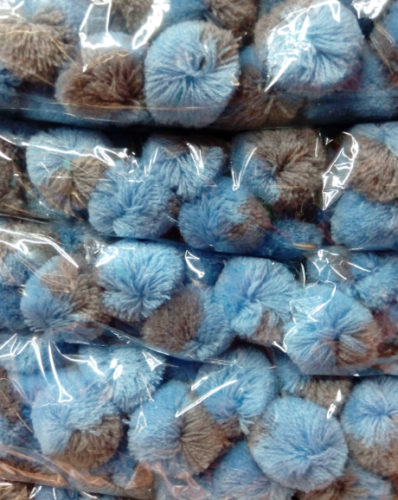 Polyester Two-Color Open Silk Rice Wool Ball Factory Direct 