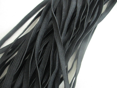 Huacheng Ribbon Spot Sale Knitting 0.6cm -- 0.8cm Black Elastic Band