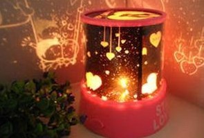 romantic lamp of star projector