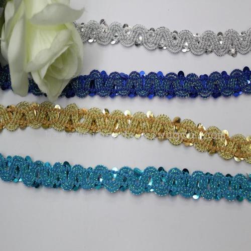 double s sequin lace style and color can be customized