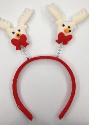 Jk012 Christmas Hair Clip/Headband Series Christmas Deer/Christmas Bear with Lights Christmas Hair Clip
