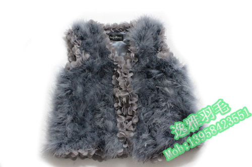 12.12， welcome double twelve， yiya fur 2013 autumn and winter korean feather vest free shipping， multi-color optional