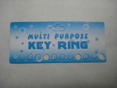 self-produced blue hanging key card diy handmade jewelry hair accessories jewelry packaging card