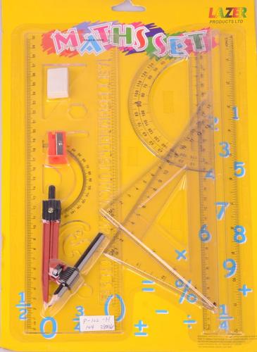 stationery ruler set 108 sets of ruler triangular plate compasses