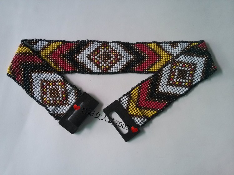 米珠腰带手链手镯饰品手工串珠