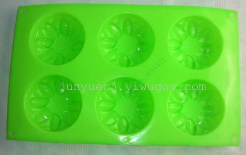 Kitchen Supplies Silica Gel Cake Baking Tray Flower Cake Mold