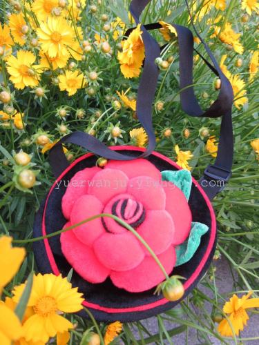 Plush Toy Plush Satchel Rose Satchel Shoulder Bag 