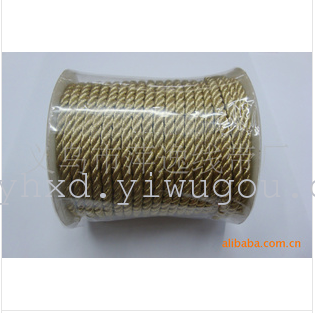 Our Factory Supplies Three-Strand Rope of Rolled Gold and Silver Wire， factory Direct Sales， Welcome to Shop to Order 