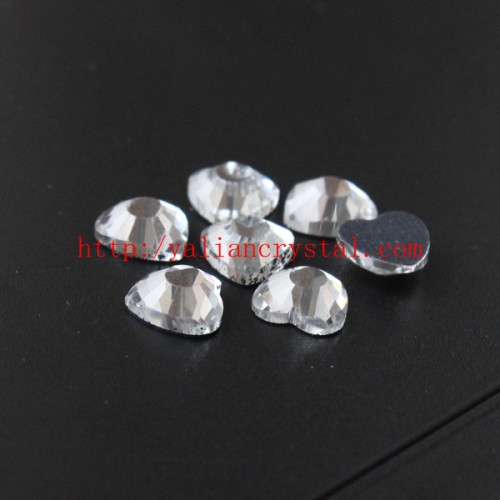 factory direct selling peach heart special-shaped hot drilling cutting surface uniform strong rubber bottom