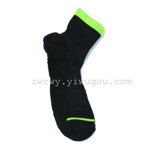 stall foreign trade tail order stock spot all black half brushed seven-point mesh couple sports invisible shallow mouth socks