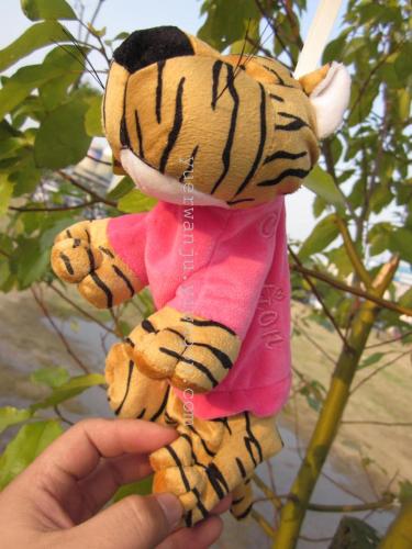 Plush Toy Pencil Case Student Tiger Pencil Case. Creative Cartoon Stationery. Gift Pen Bag Toy