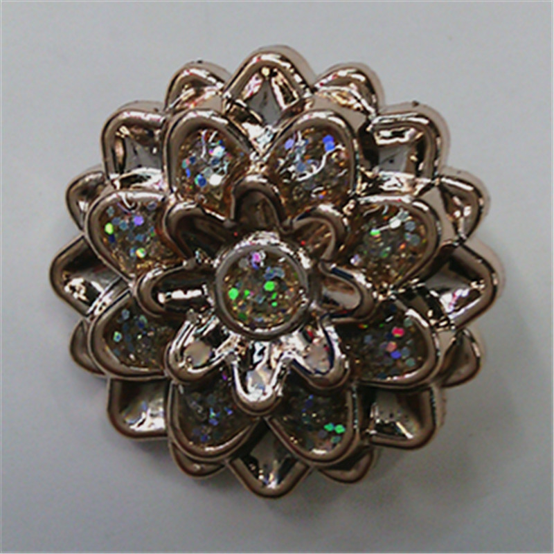 Plastic button UV electroplating buttons with paint points b...