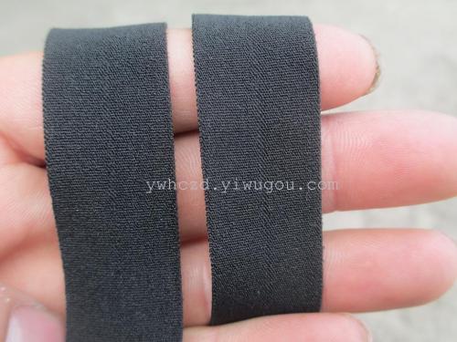Huacheng Spot 2cm Black with Extra Lining Spandex Boud Edage Belt High Elastic Elastic Band